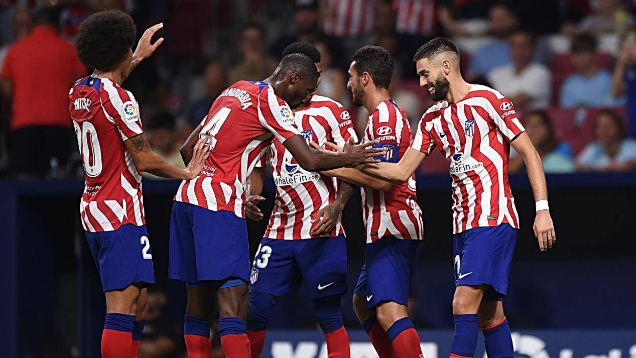 马德里竞技队在比赛中表现出色