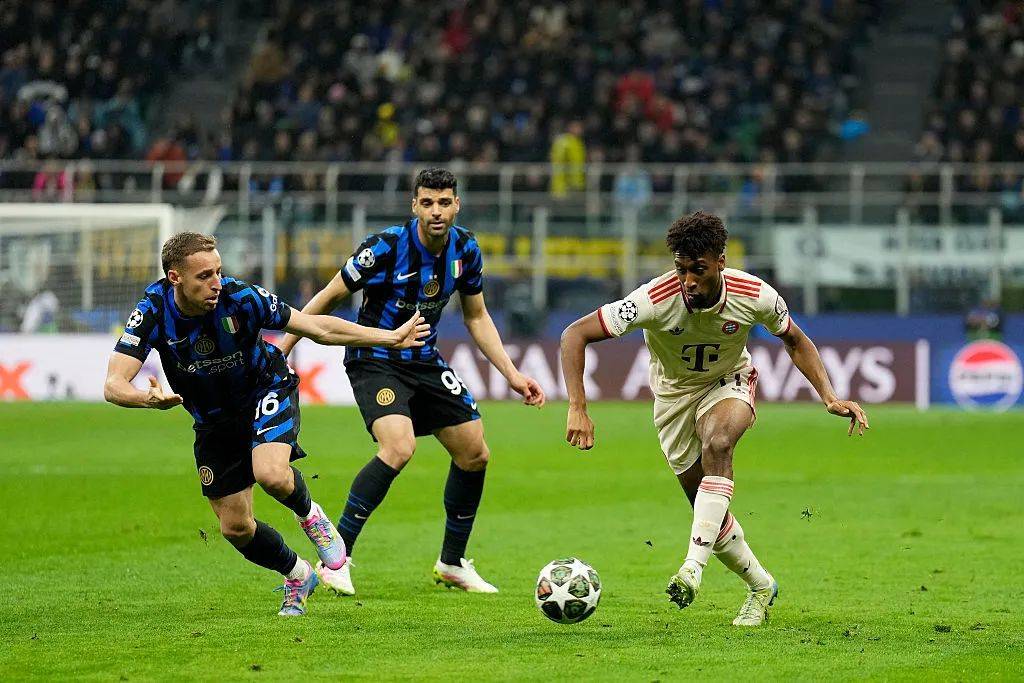 德国完胜国际米兰，科曼制霸全场